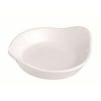 Mini plat à oeuf en porcelaine ø7 cm2,5cl blanc - Image principale