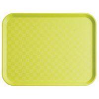 Plateau en polypropylène fast food 35x27 cm vert anis - Image principale