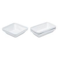 Ravier rectangulaire en porcelaine 25cl blanc - Image principale