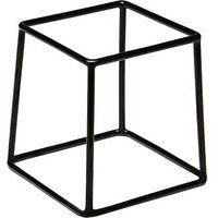 Support saladier en zinc 18x18x18 cm noir - Image principale