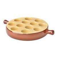 Poêlon à escargots en porcelaine émaillée rustique-Terroir - Image principale