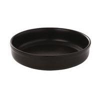Plat rond en grès ø13,5 cm 26cl noir-Blastone - Image principale