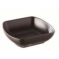 Ravier carré en porcelaine 25cl noir-Club-Revol - Image principale