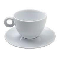 Sous-tasse déjeuner en porcelaine ø16,5 cm blanc-Eo - Image principale