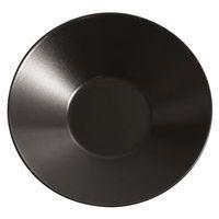 Assiette ronde en grès ø23 cm noir-Kuro - Image principale