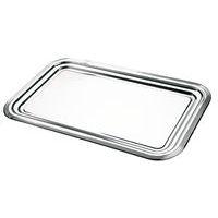 Plateau de service en inox 53x32,5 cm- Party plate - Image principale
