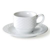 Sous-tasse café en porcelaine ø12,5 cm blanc-Polo - Image principale