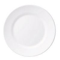 Assiette plate en verre trempé ø25,4 cm blanc-Restaurant-Arcoroc - Image principale