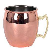 Mug cuivre lisse en inox