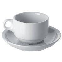 Tasse et soucoupe déjeuner en porcelaine