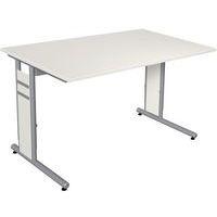 Bureau droit 120 cm Blanc Form 4 - Image principale
