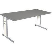 Bureau droit 160 cm Graphite Form 4 - Image principale