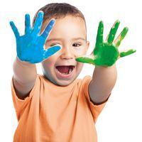 Schoolpack 8 flacons 1L gouache baby 2 en 1 avec palette - Image 3