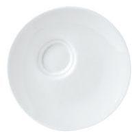 Sous-tasse mixte en porcelaine ø15 cm blanc-Isis - Image principale