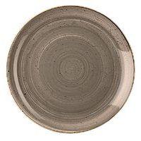 Assiette plate en porcelaine ø26 cm gris-Stonecast-Churchill - Image principale