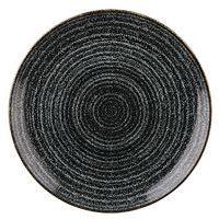 Assiette plate en porcelaine ø26 cm noir-Studio Print-Churchill - Image principale