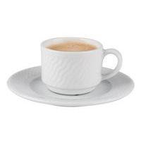 Tasse café en porcelaine ø6,5 cm 9cl blanc-Panama - Image principale