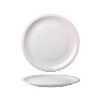 Assiette plate en porcelaine ø12 cm blanc-Romus - Image principale