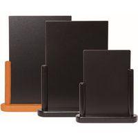 Ardoise de table en bois base noir-Elegante - Image principale