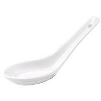 Cuillère chinoise en porcelaine blanc-Revol