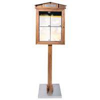 Présentoir led en bois-Rustic