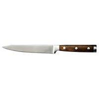 Couteau à steack lame lisse en inox et bois thumbnail image