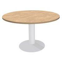 Table réunion ronde Lounge Ø 100 cm pied central Simmob thumbnail image 2
