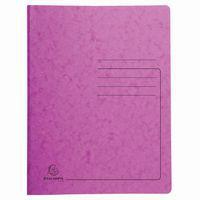 Lot de 25 Chemises de classement à ressort carte lustrée - A4-Rose - Image principale