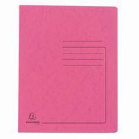 Lot de 25 Chemises à lamelle carte lustrée - A4-Rose - Image principale
