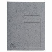 Lot de 25 Chemises à lamelle carte lustrée - A4-Gris - Image principale