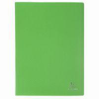 Lot de 10 Protège-doc en PP 5/10e OPAK poch. Cristal 80 vues -Vert - Image principale