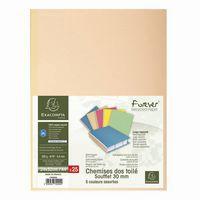 Paquet de 25 chemises dos toilé Forever® assorties thumbnail image 3