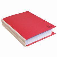 Lot de 25 Chemises dos toilé Forever® 320g/m2 - 24x32cm-Rouge thumbnail image 2