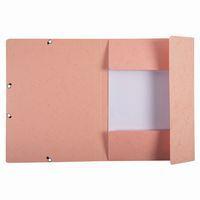 Lot de 25 Chemises à élastiques carte lustrée Aquarel - A4-Corail thumbnail image 2