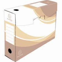 Set de 8 Lot 5 boites archive dos 80mm carton ondulé assorties thumbnail image 3