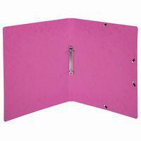 Lot de 10 Classeur 2 anneaux 15mm carte lustrée imprimée - A4-Rose - Image 2