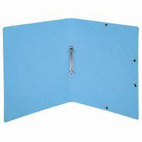 Lot de 10 Classeur 2 anneaux 15mm carte lustrée imprimée -A4-Turquoise thumbnail image 2