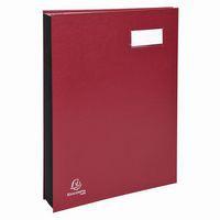 Parapheur direction dos a soufflets 12 compartiments-Bordeaux - Image 5