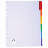Lot de 20 Intercalaires carte blanche 160g - 6 positions - A4+-Blanc thumbnail image 2