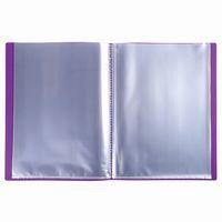 Lot de 12 Protège-doc en PP 5/10e OPAK poch. Cristal 60 vues -Violet thumbnail image 2