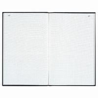 Registre 35x22,5cm 5x5 folioté 500 pages-Noir toilé - Image 2