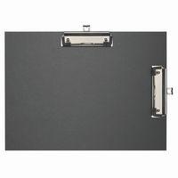 Lot de 10 Porte-bloc double clip papier enduit - Format pour A4-Noir thumbnail image 2