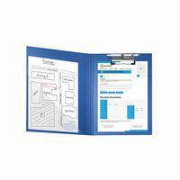 Lot de 10 Porte-bloc à rabat papier enduit Format 23x32cm pour A4-Bleu - Image 2