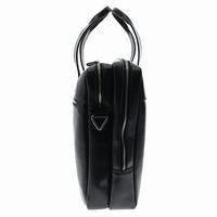 Sacoche ordinateur double compartiments Exactive Cuir-Noir - Image 2