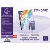 Lot de 100 Plats pour relier PVC 20x100e - A3-Cristal thumbnail image 3