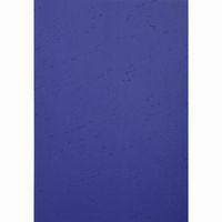 Paquet de 100 couvertures Grain cuir pour reliure A4-Bleu - Image 3