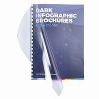 Boite de 100 plats pour relier PVC 15x100e - A4-Cristal - Image 2