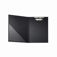 Lot de 10 Porte-bloc à rabat papier enduit - Format pour A4-Noir thumbnail image 2