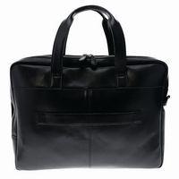 Sacoche ordinateur double compartiments Exactive Cuir-Noir - Image 3