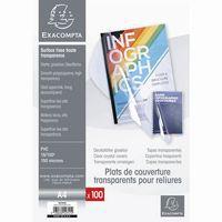 Boite de 100 plats pour relier PVC 15x100e - A4-Cristal - Image 4